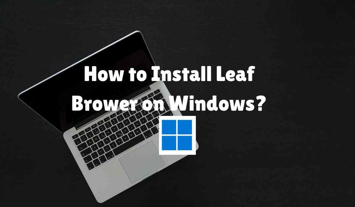 How to Install Leaf browser